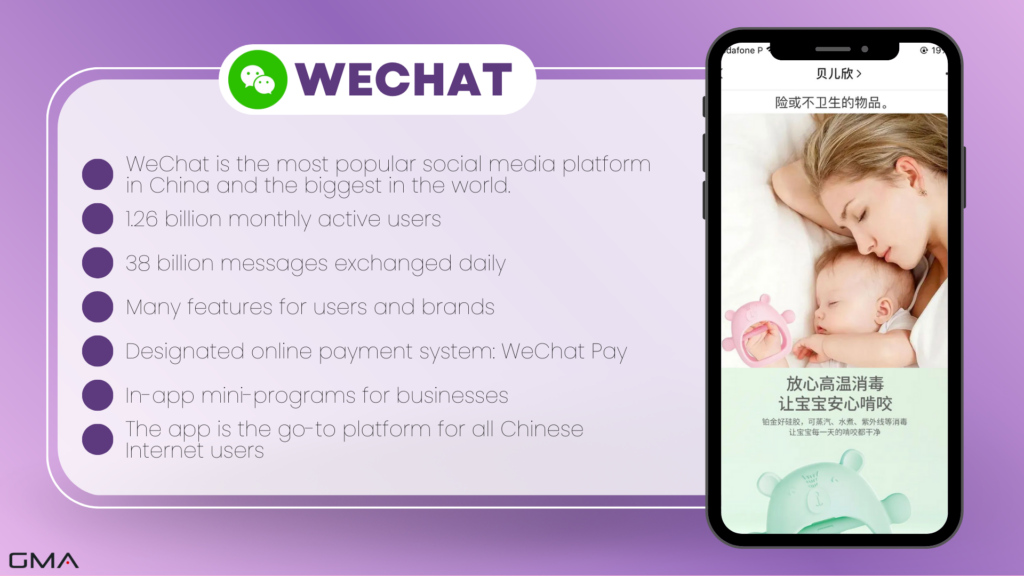 Chinese social media: WeChat